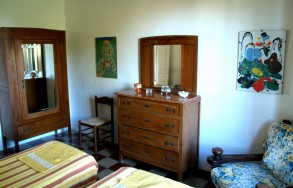 Camera da letto dell'appartamento Hibiscus